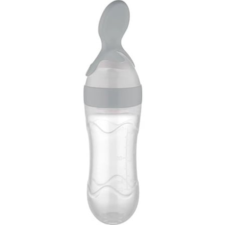 Ergonomik Sıkmalı Kaşık, Kolay Temizlenebilir Bebek Beslenme Aksesuarı