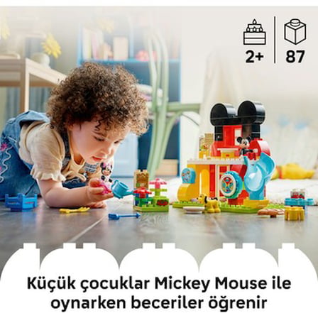 2 Yaş ve Üzeri İçin Minnie ve Pluto Temalı Kulüp Evi Oyun Seti
