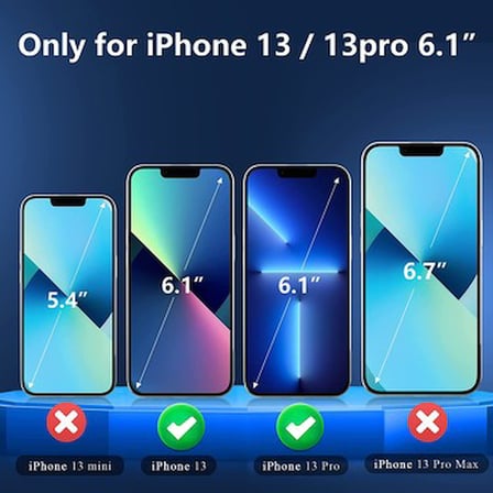 Case 4U Apple iPhone 13-13 Pro Esnek Kırılmaz Nano Cam Ekran