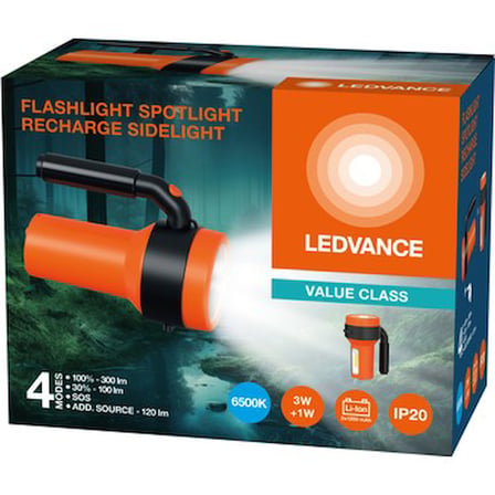 Ledvance LED Side 5W+3W 6500K 100-120-300LM IP20 4 Farklı Mod Şarjlı El