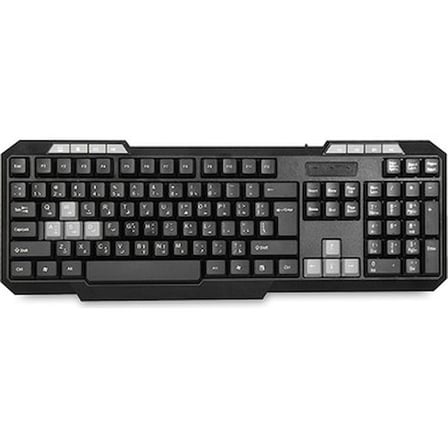 Everest Kb-700 Siyah Usb Arabic-Us Layout Arapça Multimedia