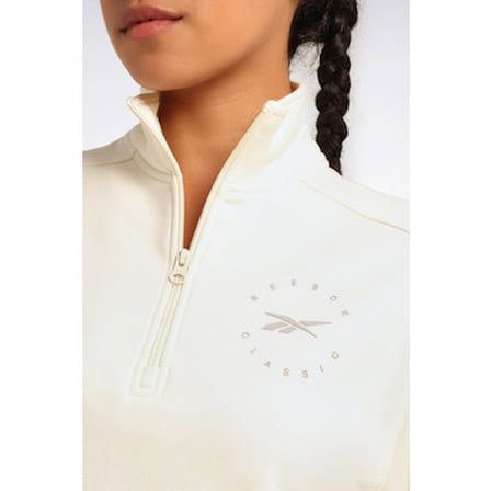 Kadın Bej Fleece Üst, Yumuşak Dokulu ve Rahat Kullanım