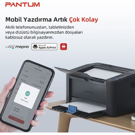 Pantum P2500W Yazıcı Wi-Fi Mono Lazer Yazıcı ( Opsiyonel Dolum İmkanı