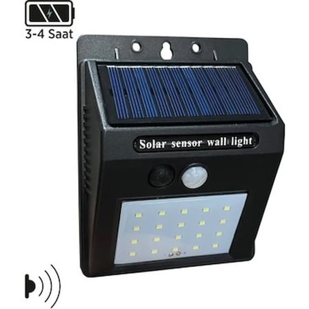 15W Sensörlü Solar Güneş Enerjili LED Aydınlatma