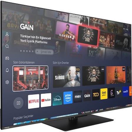Toshiba 65QV3F63DT 65'' 165 Ekran Uydu Alıcılı 4K Ultra HD Vidaa LED