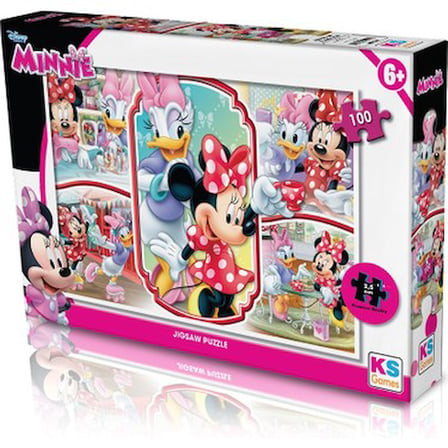 Minnie Mouse Temalı Eğlenceli Puzzle Seti