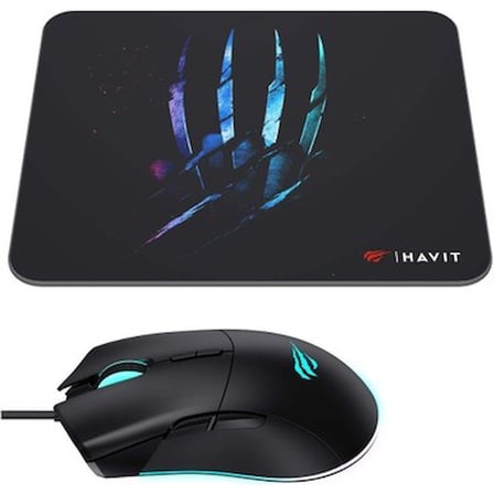 Havit Gamenote MS1037CM Rgb Ledli Makrolu 7200DPI Gaming Oyuncu Mouse + Mouse