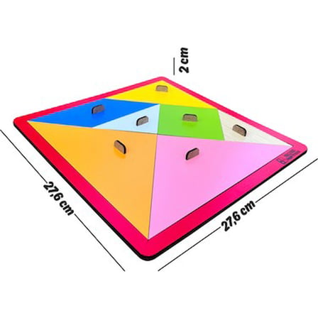 Ahşap Mega Tangram, Eğitici Oyun ve Eğlence