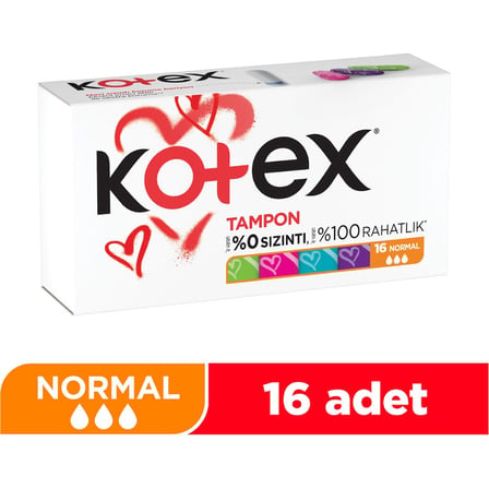 Normal Boyut Tampon, Rahat Kullanım İçin Özel Tasarım