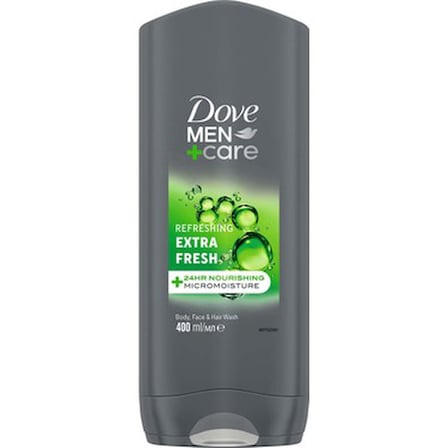 Duş Jeli 400ml, Body, Face & Hair ile Ferahlatıcı Etki