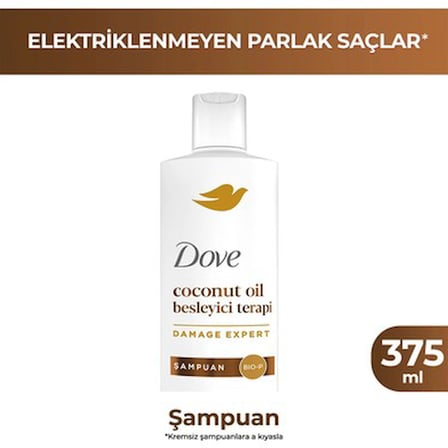 375 ml Besleyici Terapi Şampuanı, Hindistan Cevizi Yağı İçerir