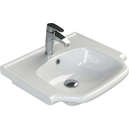 55 cm Etajerli Yeni Klasik Seramik Banyo Ürünü