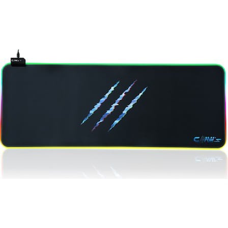Claw's Raptor 80X30CM Mikrofiber Yüzey/Kaydırmaz Kauçuk Zemin 360° RGB Dikişli Xl Mousepad -