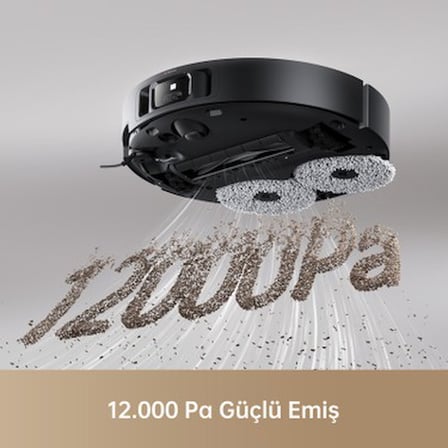 Dreame X40 Ultra Robot Süpürge Siyah, 12.000 Pa Emiş