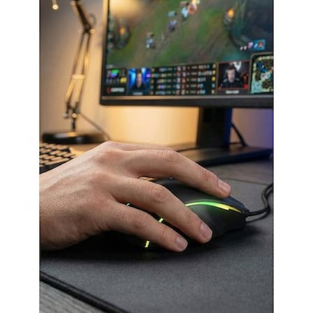 Rampage SMX-G39 COMFORT 8 Makro+Extra Atış Tuşlu( Drag Click ) 12800dpi RGB Ledli Gaming Oyuncu