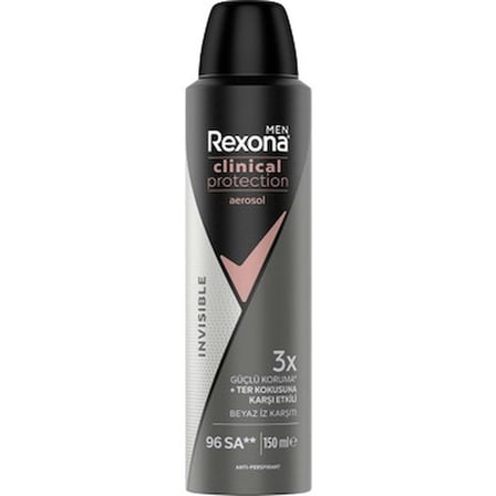 Invisible koruma sunan erkek deodorant, 150 ml