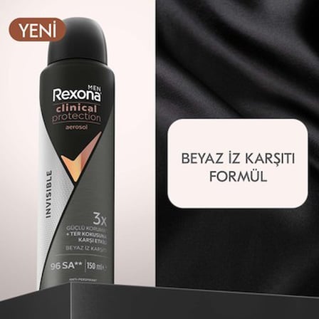 Invisible koruma sunan erkek deodorant, 150 ml