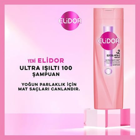 400 ml Ultra Işıltı Sağlayan Saç Bakım Şampuanı, Parlaklık Verici