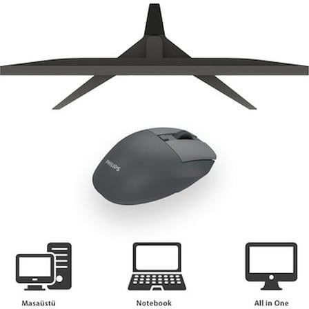 1600 DPI Optik Kablosuz Mouse ile 5 Tuş Seçeneği