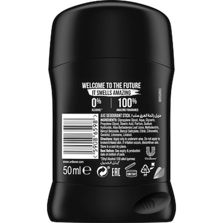 50 ml erkek deodorant stick, taze koku ile gün boyu koruma sağlar