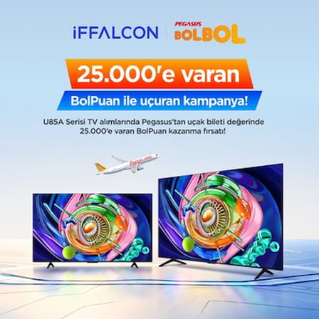 iFFALCON 75U85A 75'' 190 Ekran Uydu Alıcılı 4K Ultra HD Google QD-MiniLED Dimming