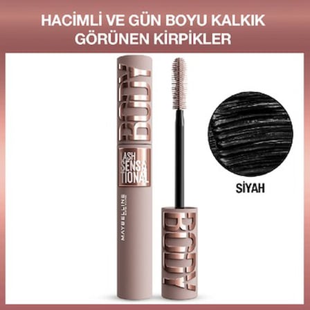 Hacimli Maskara - Gün Boyu Kalkık Görünüm Sağlar