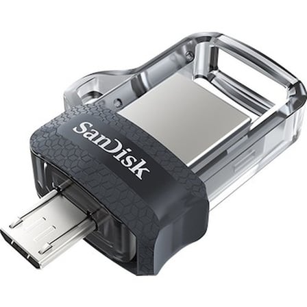 SanDisk Ultra Dual Drive 256GB Metalik Gri & Gümüş USB 3.0 Hızlı Okuma 150
