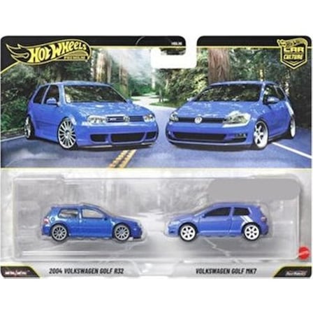 Hot Wheels Premium 2 Pack Mavi Renkli 1:64 Ölçekli Araçlar ile Yetişkin Koleksiyoncular