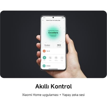 Xiaomi Smart Air Purifier Elite - Akıllı Hava Temizleyici 125 m2'ye kadar, 600 m3/s CADR, Uygulama