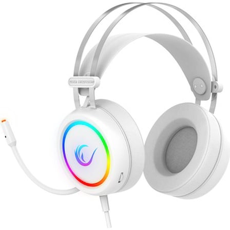 Beyaz 7.1 Surround Oyuncu Kulaklığı, USB Bağlantılı