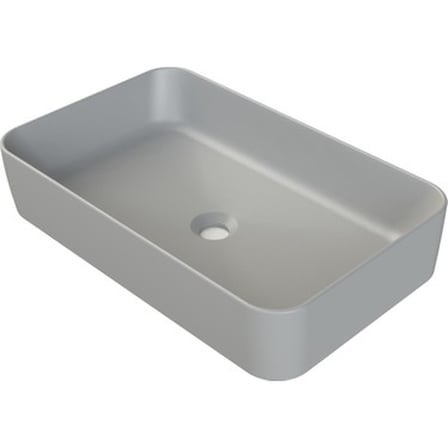 Mat Gri Lavabo, 60x38 cm ve Estetik Görünüm