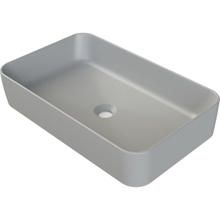 Mat Gri Lavabo, 60x38 cm ve Estetik Görünüm