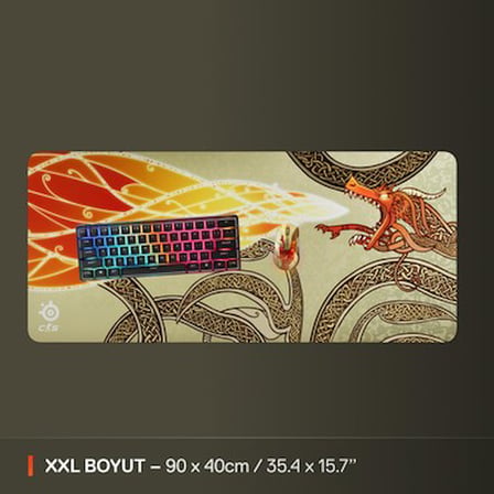 Steelseries Qck Xxl Cs2 Dragon Lore Edition Oyun Mouse