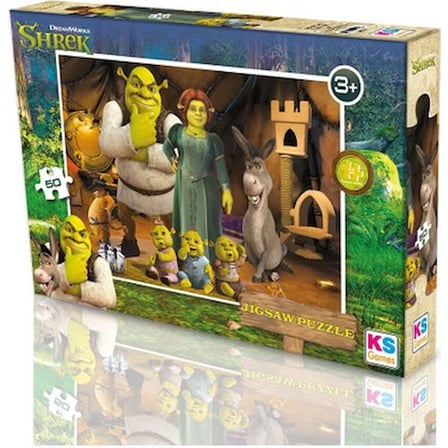 Shrek Temalı 50 Parça Yapboz, Eğlenceli Oyun Deneyimi