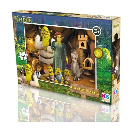 Shrek Temalı 50 Parça Yapboz, Eğlenceli Oyun Deneyimi