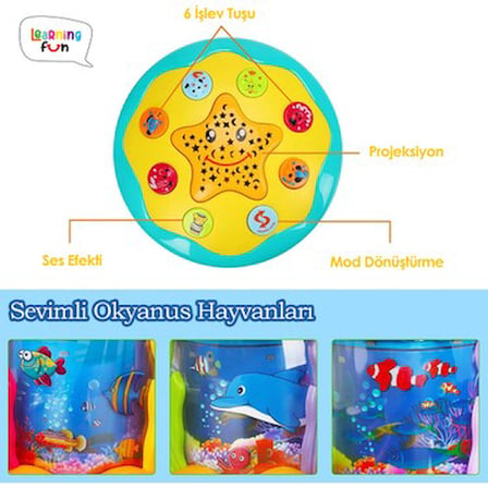 Müzikli Aktivite Oyuncağı, Gece Lambası ve Davul