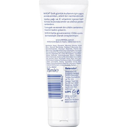 75ml Nemlendirici El Bakım Kremi, Jojoba Yağı ve E Vitamini