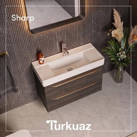 Cerastyle Sharp 85 x 38 cm Etajer Uyumlu, Kullanışlı