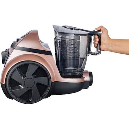 Toz torbasız elektrikli süpürge, etkili temizlik için modern tasarım ve güçlü emiş