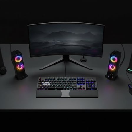 RGB Aydınlatmalı USB Soundbar, 3W Ses Gücü ile Eğlence