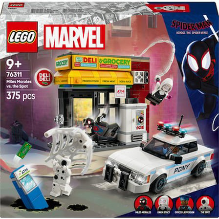 LEGO ® ǀ Marvel Spider-Verse: Miles Morales, Spot'a Karşı 76311 - 9+ için Süper Kahraman Figürü