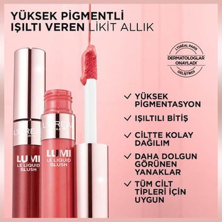 Likit Allık - 630 Renk, Parlak ve Doğal Görünüm