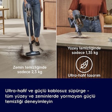 Electrolux EP72H21WET ActiveMop 700 Cordless Cleaner 21.6 V Dikey Şarjlı