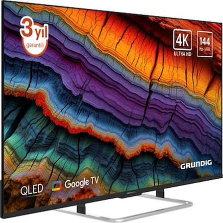 Grundig 55 GQ 800A 55" 139 Ekran Uydu Alıcılı 4K Ultra HD Google Smart QLED