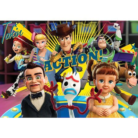 Toy Story Temalı 100 Parça Puzzle, Eğlenceli Oyun