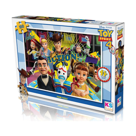Toy Story Temalı 100 Parça Puzzle, Eğlenceli Oyun