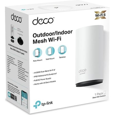 Dış Mekan Wi-Fi 6 Mesh Ünitesi, 3000 Mbps Hızında