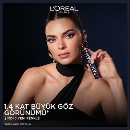 Mavi Renkli Hacim Verici Maskara Büyük Boy