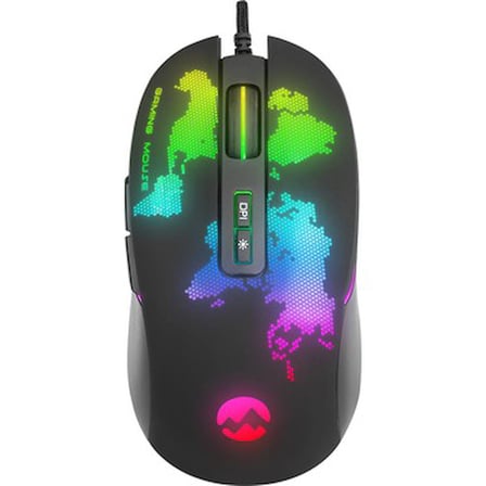4800 DPI RGB Gaming Mouse, Makro Yazılım Desteği ile Oyun İçin İdeal