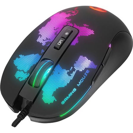 4800 DPI RGB Gaming Mouse, Makro Yazılım Desteği ile Oyun İçin İdeal